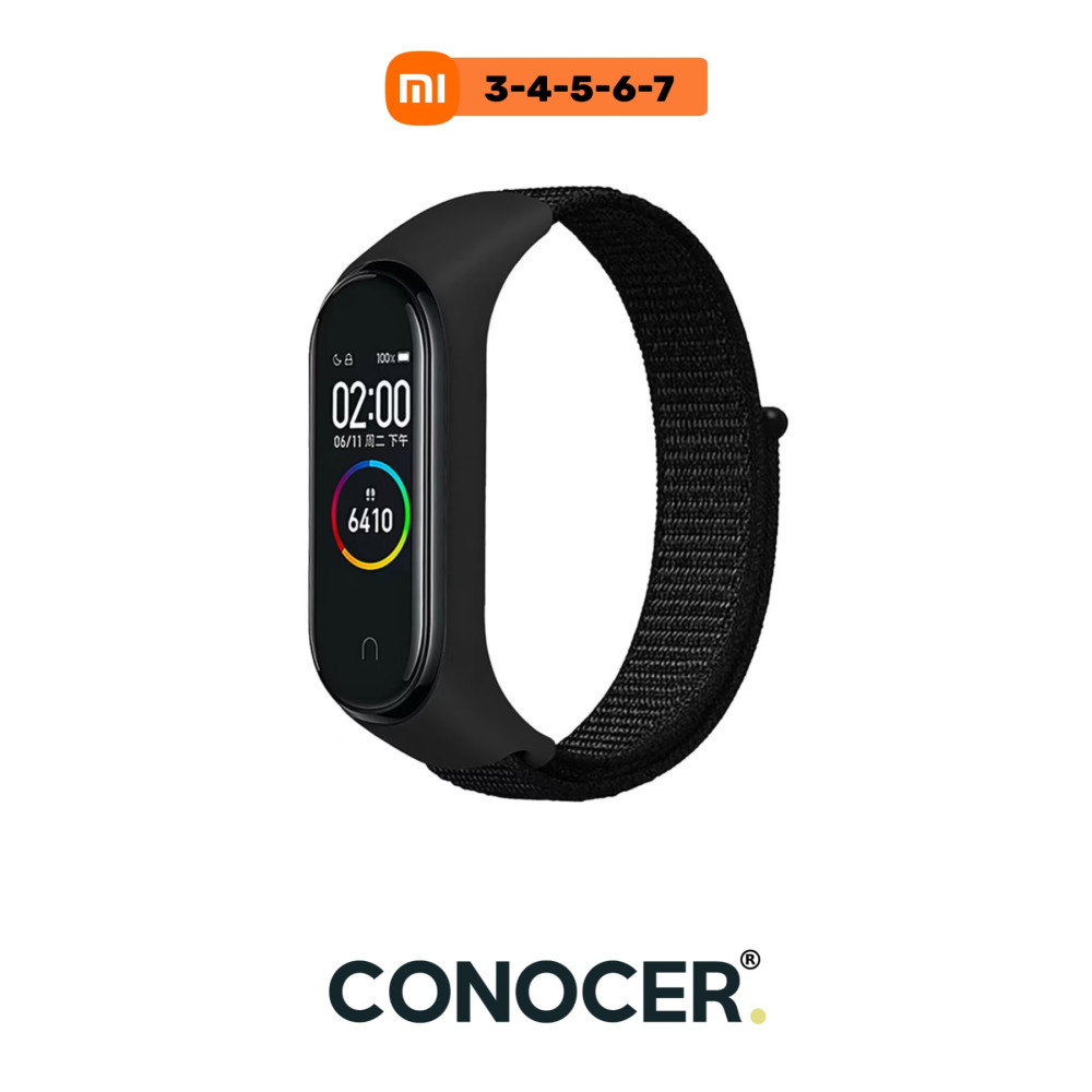 CONOCER Xiaomi Mi Band 3/4/5/6/7 Uyumlu Hasır Dokuma Yüksek Kalite Kordon Kayış Akıllı Bileklik Fiyatı