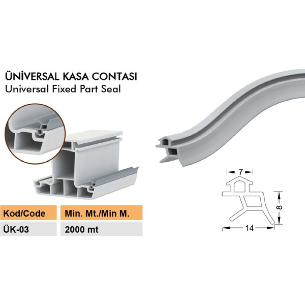Contacall Kalın Fitil Pvc Kapı Pencere Contası Pvc Doğrama Fitili 25 M Gri Dış Cephe Yalıtım Malzemeleri Fiyatı