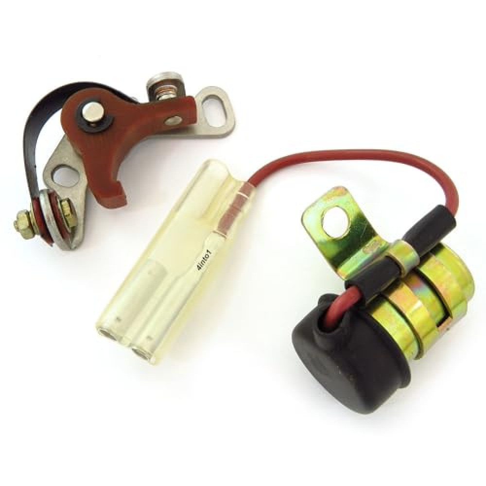 Contact Breaker Tune Up Kit - Points & Condenser Set - Compatible with Honda 1966-1979 ATC90 CT90 CM91 ST90 CT125 TL125 XL125 XL175