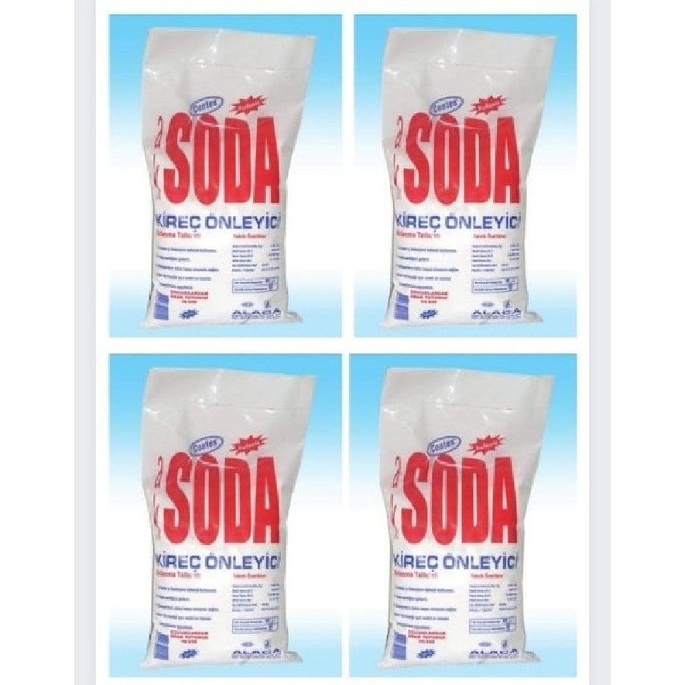 Contes Ak Soda Kireç Önleyici 4*500 gr (2 Kg) - 2 kg Çamaşır Deterjanı Fiyatı