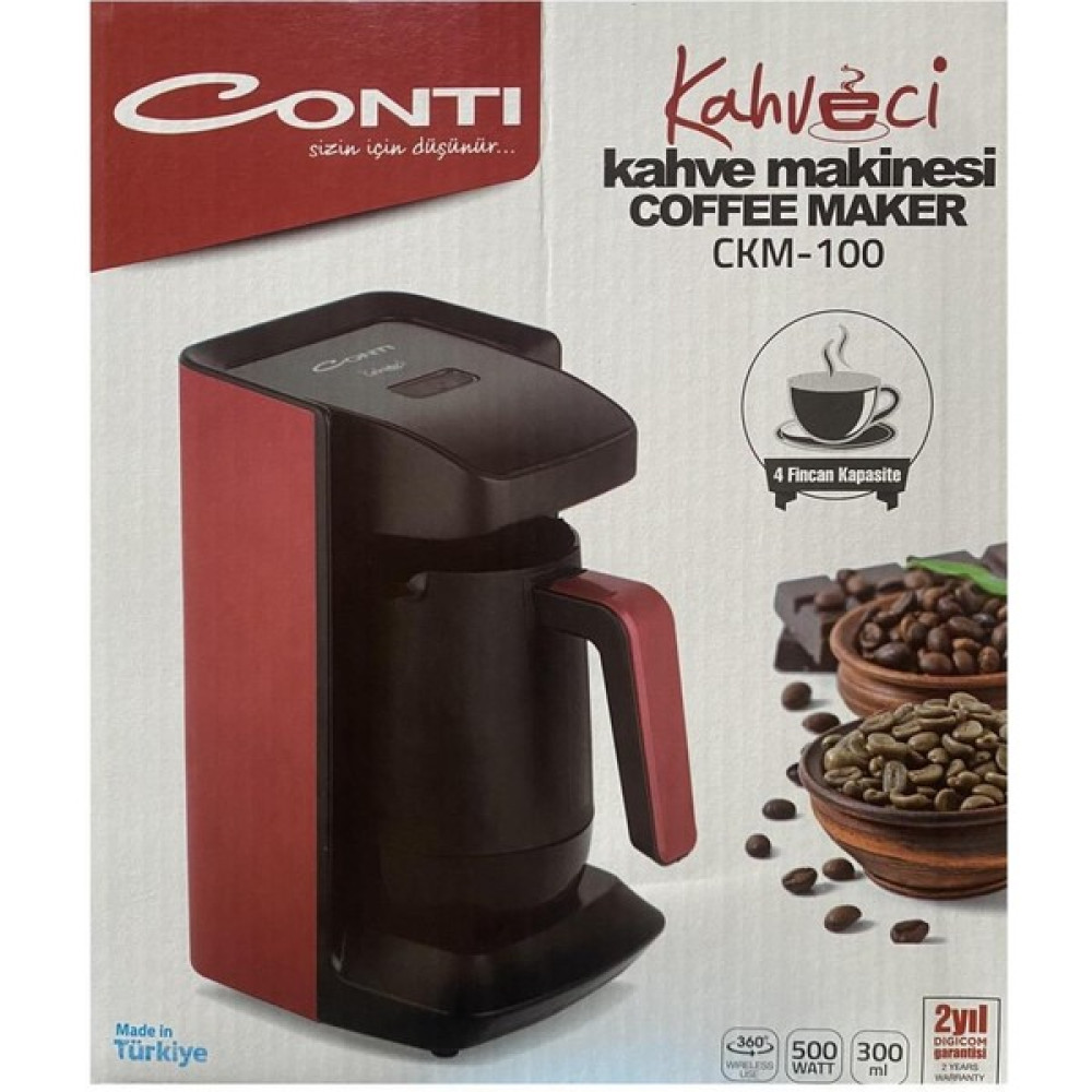 Conti CKM-100 Kahveci Kahve Makinesi Bordo Kahve Makineleri Fiyatı