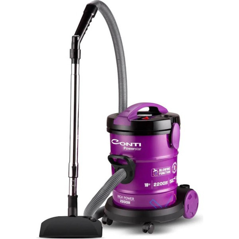 Conti CS-102 Power Star Elektrikli Süpürge Mor Elektrikli Süpürgeler Fiyatı