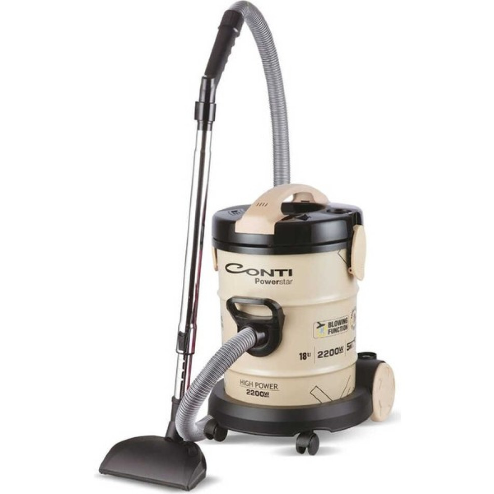 Conti CS-102 Powerstar 2200W Toz Torbalı Elektrikli Süpürge Bej Elektrikli Süpürgeler Fiyatı