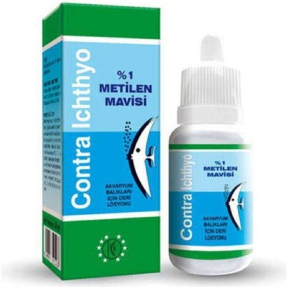Contra Ichthyo (%1 Metilen Mavisi) 30 ml Contra Ichthyo (%1 Metilen Mavisi) 30 Evcil Hayvan Ürünleri Fiyatı
