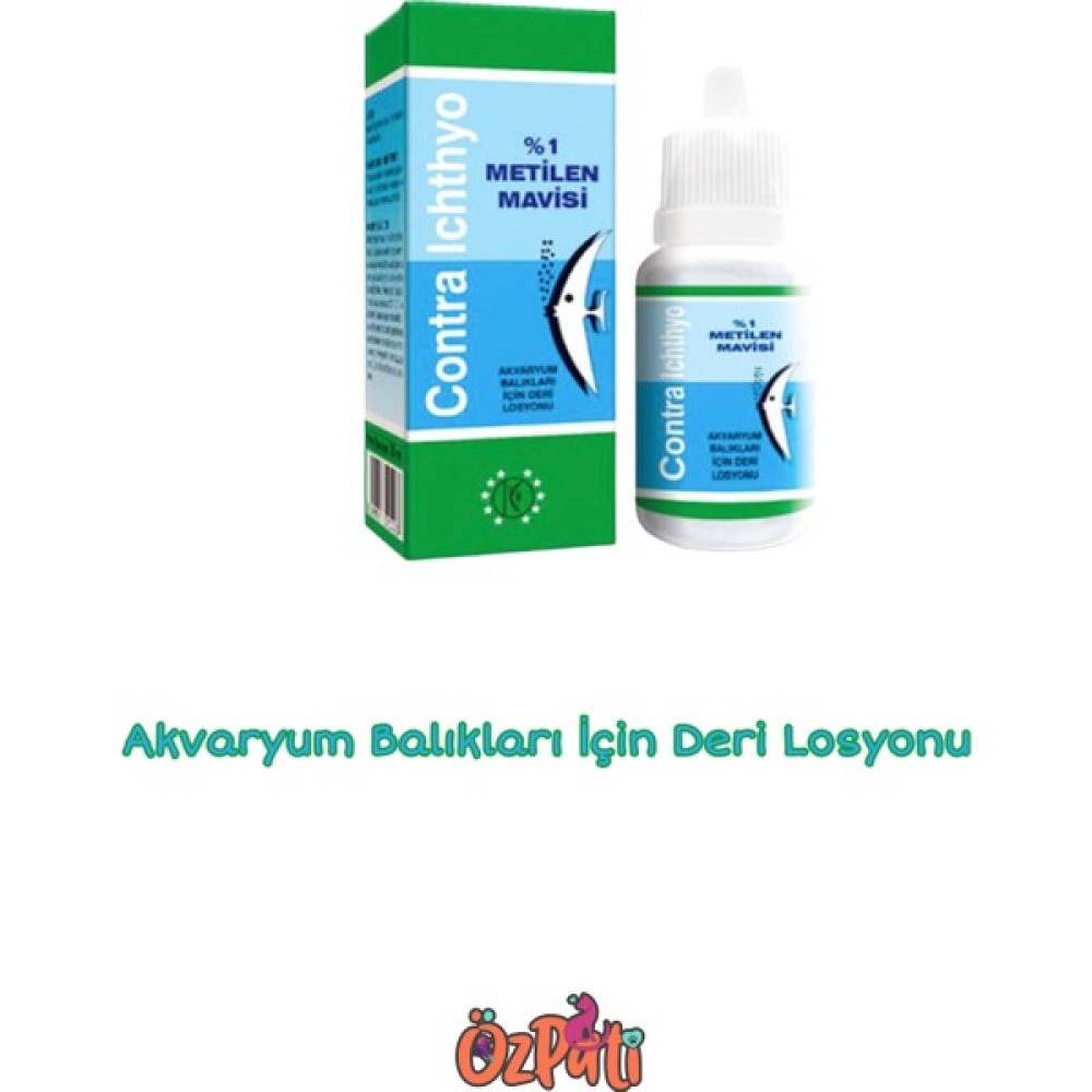 Contra Metilen Mavisi Akvaryum Su Düzenleyici 30 ml Evcil Hayvan Ürünleri Fiyatı