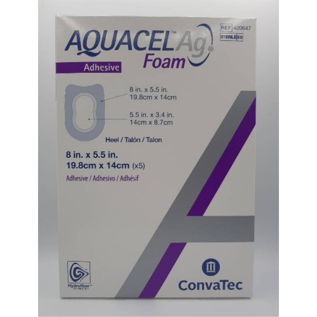 Convatec Aquacel Ag Foam Kendinden Yapışkanlı Topuk 19.8cm x 14CM SSD / Solid State Drive Fiyatı