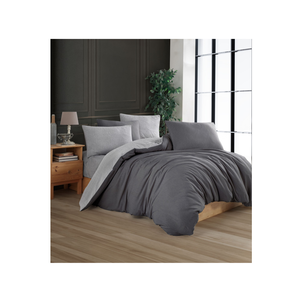 conzaliza Lastikli Çarşaflı Çift Kişilik Nevresim Takımı | LuxCotton Model | Pamuklu Nevresim Takımı Fiyatı