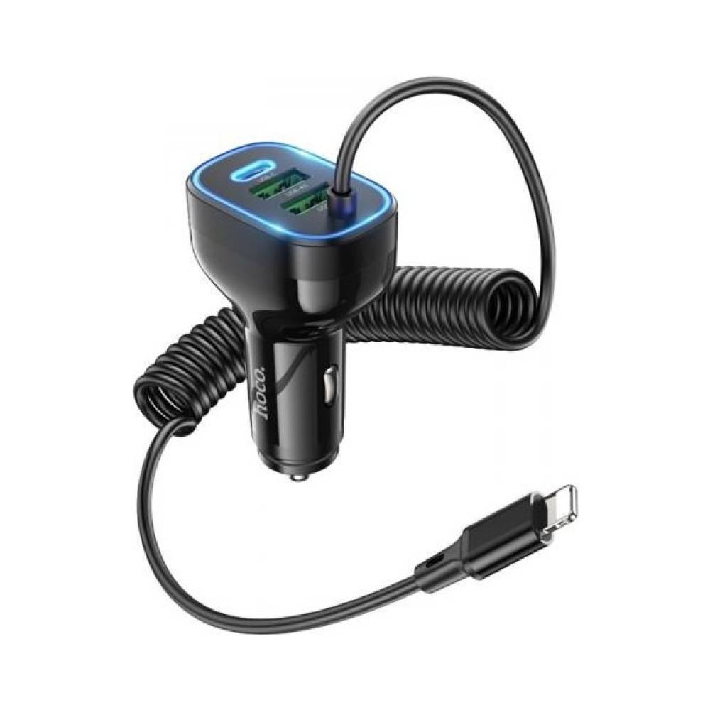 Coofbe Hc Seri Araç Şarj Istasyonu 30W 2 Usb+ Type-C Girişli Araç Şarjı Araç Çakmaklık Şarjı Set - Siyah Cep Telefonu Araç Kiti Fiyatı