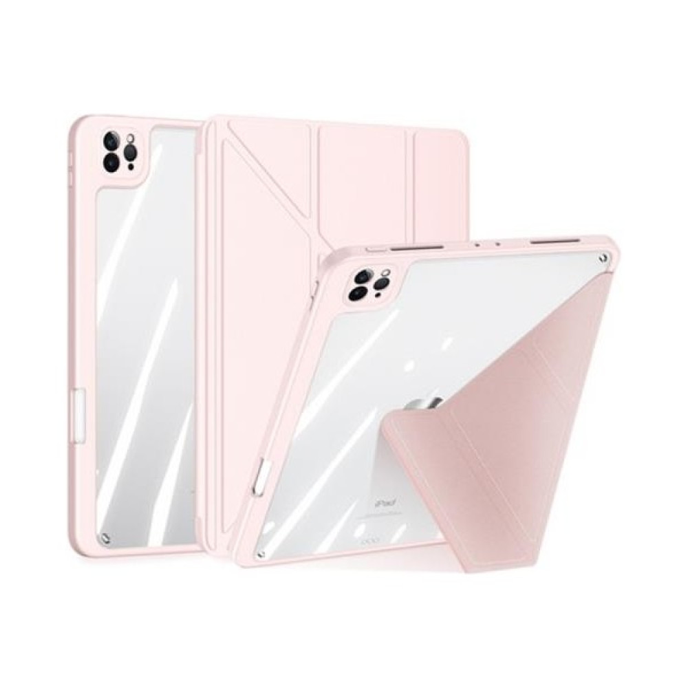 Coofbe Kalem Yerli Standlı Şeffaf Arka Kapak iPad Pro 11 Kılıf Tablet Kılıfı Manyetik iPad Pro 11 2022-2021-2020-2018 - Pembe Tablet Kılıfı Fiyatı