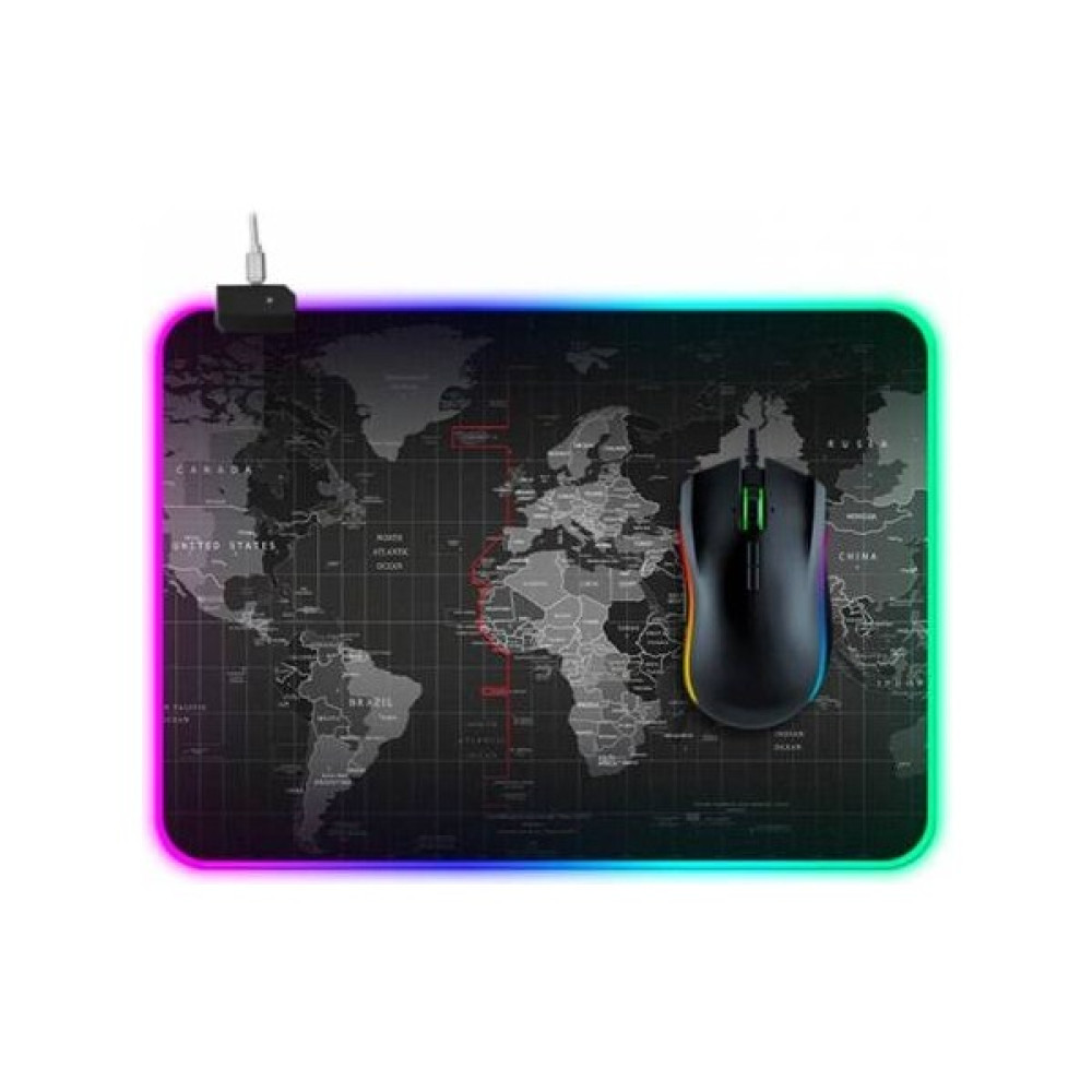Coofbe Rgb Işıklı Mouse Pad, 14 Işık Modlu Kaymaz Tabanlı Kauçuk Kumaş Mouse Pad 300*250*4MM Mouse Pad Fiyatı