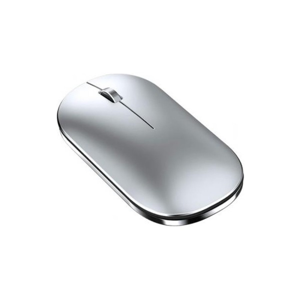 Coofbe Şarj Edilebilir Kablosuz Wireless Mouse Bluetooth Mouse 1000-1600 Dpı Şarjlı Mouse - Gümüş Klavye - Mouse Fiyatı