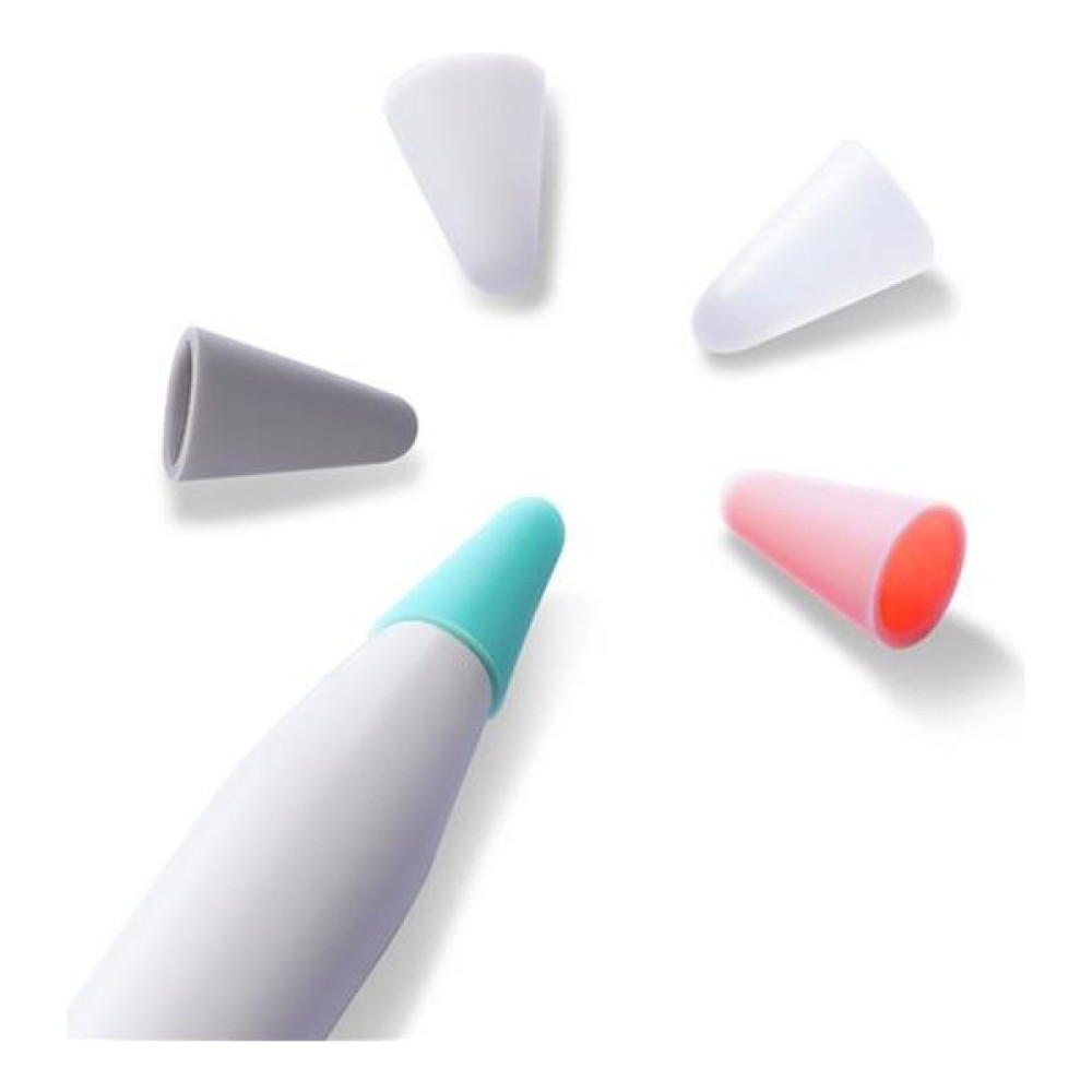 Coofbe Slikon 5 Renk 10 Adet Apple Pencil 1 Kalem Ucu Apple Pencil 2 Kalem Ucu Pürüzsüz Yapı - Beyaz Tablet Aksesuarı Fiyatı