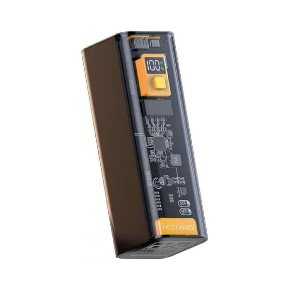 Coofbe Super Şarj Şeffaf Ultra Hızlı 22.5W 30000 Mah Powerbank LED Göstergeli 30.000MAH Powerbank - Beyaz Taşınabilir Şarj Cihazı - Powerbank Fiyatı
