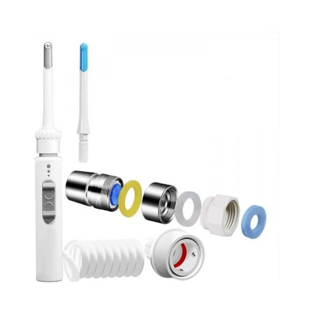 Coofbe Taşınabilir Su Basınçlı Diş Temizleme Cihazı Ağız Duşu Diş Yıkama Aparatı Oral Irrigator - Beyaz Diş Beyazlatıcılar Fiyatı