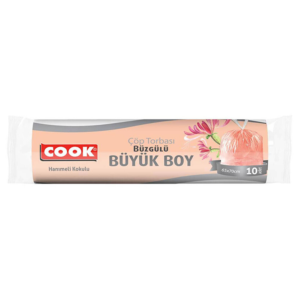 Cook Büzgülü Orta Büyük Hanımeli Kokulu Çöp Torbası 10'lu Çöp Poşetleri Fiyatı