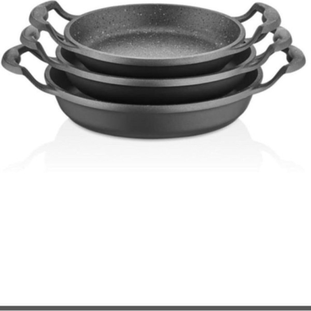 Cook Case Granit Döküm 3 Parça Sahan Seti 18 x 20 x 22 cm. Tavalar Fiyatı