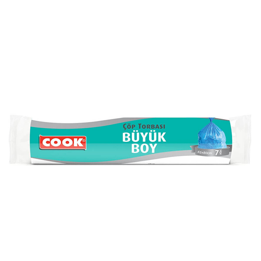 Cook Çöp Torbası Büyük Boy 7'Li Çöp Poşetleri Fiyatı
