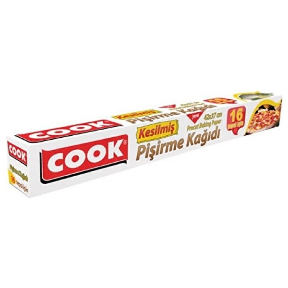Cook Kesilmış Yağlı Pişirme Kağıdı 16 Yaprak Pişirme Kağıdı Fiyatı