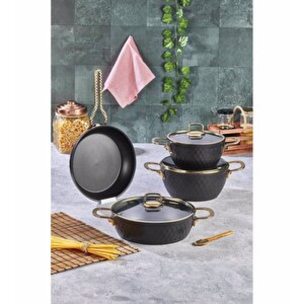 Cooker Ckr2853 7 Parça Titanyum Tencere Seti Tencere / Tava Setleri Fiyatı