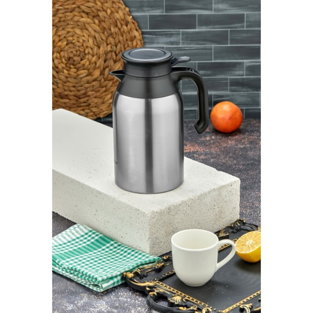 Cooker Inox Çelik Termos 2 lt - Gri Termoslar Fiyatı