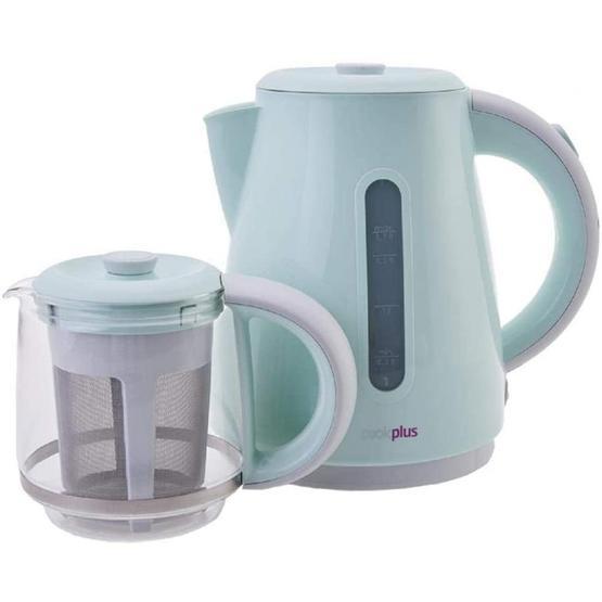 Cookplus 1501 1500 W 0.9 lt Demleme 1.7 lt Su Isıtma Kapasiteli Çay Makinesi Mavi