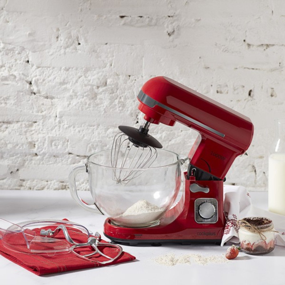 Cookplus by Karaca Quick Chef 1001 Cam Hazneli Mutfak Robotu Redgold 1000W Elektrikli Mutfak Aletleri Fiyatı