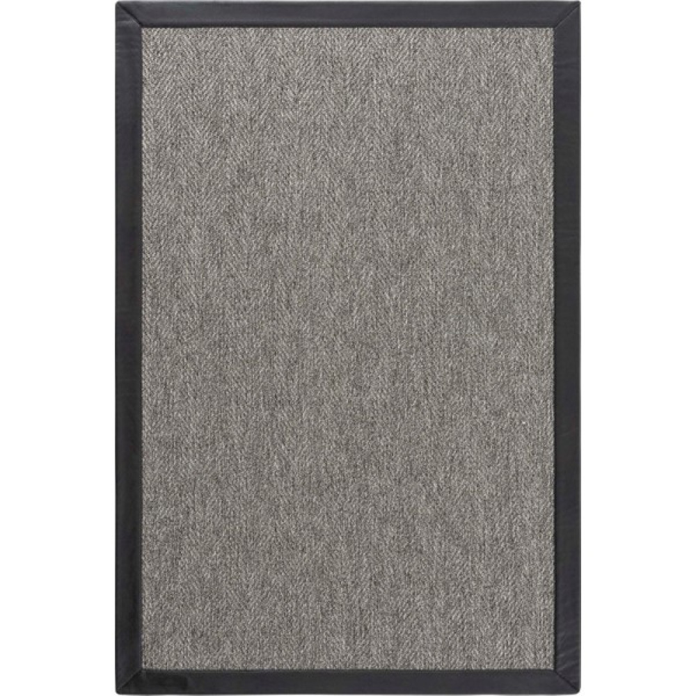 Cool Halı Berlin M720 Hav Toz Vermez Kolay Temizlenen Hasır Doku Balık Sırtı İthal Sisal Halı - 100 x 400 cm - Siyah - Gri Salon Halısı Fiyatı