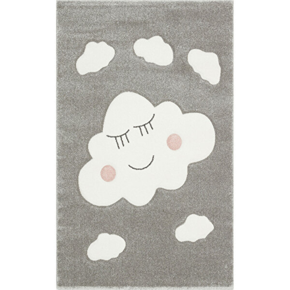 Cool Halı Cool Kids 09 Gri Çocuk Odası Halısı Hav Toz Vermez Yumuşak Dokulu Bebek Odası Halısı - 160 x 230 cm Bebek Odası Halı Fiyatı