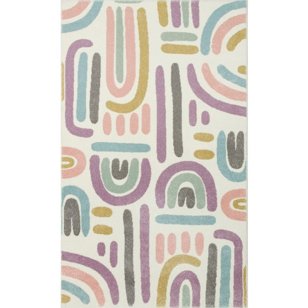 Cool Halı Cool Kids 20 Pastel Çocuk Odası Halısı Hav Toz Vermez Yumuşak Dokulu Bebek Odası Halısı - 160 x 230 cm - Renkli Bebek Odası Halı Fiyatı