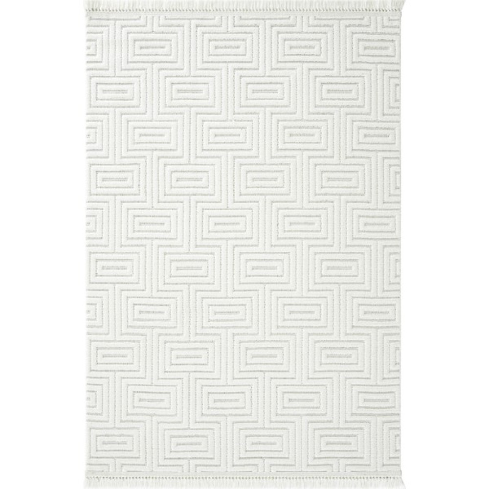 Cool Halı Harmony 1550 Beyaz Yumuşak Dokulu Çocuk Odası Halısı Modern Koridor Salon Dokuma Makine Halısı - 80 x 300 cm Salon Halısı Fiyatı