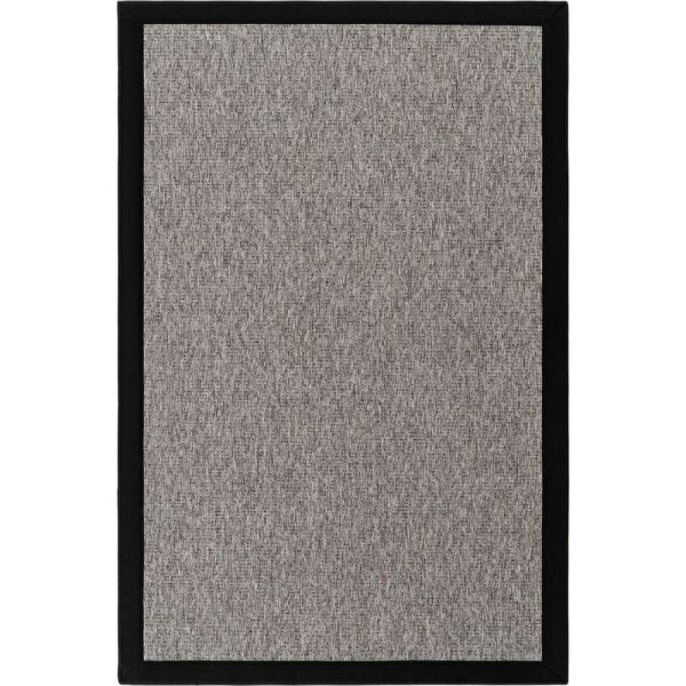 Cool Halı Londra Siyah Keten Hav Toz Vermez Kolay Temizlenen Hasır Doku İnce Düğüm İthal Sisal Halı - 80 x 300 cm - Siyah - Beyaz - Gri Salon Halısı Fiyatı