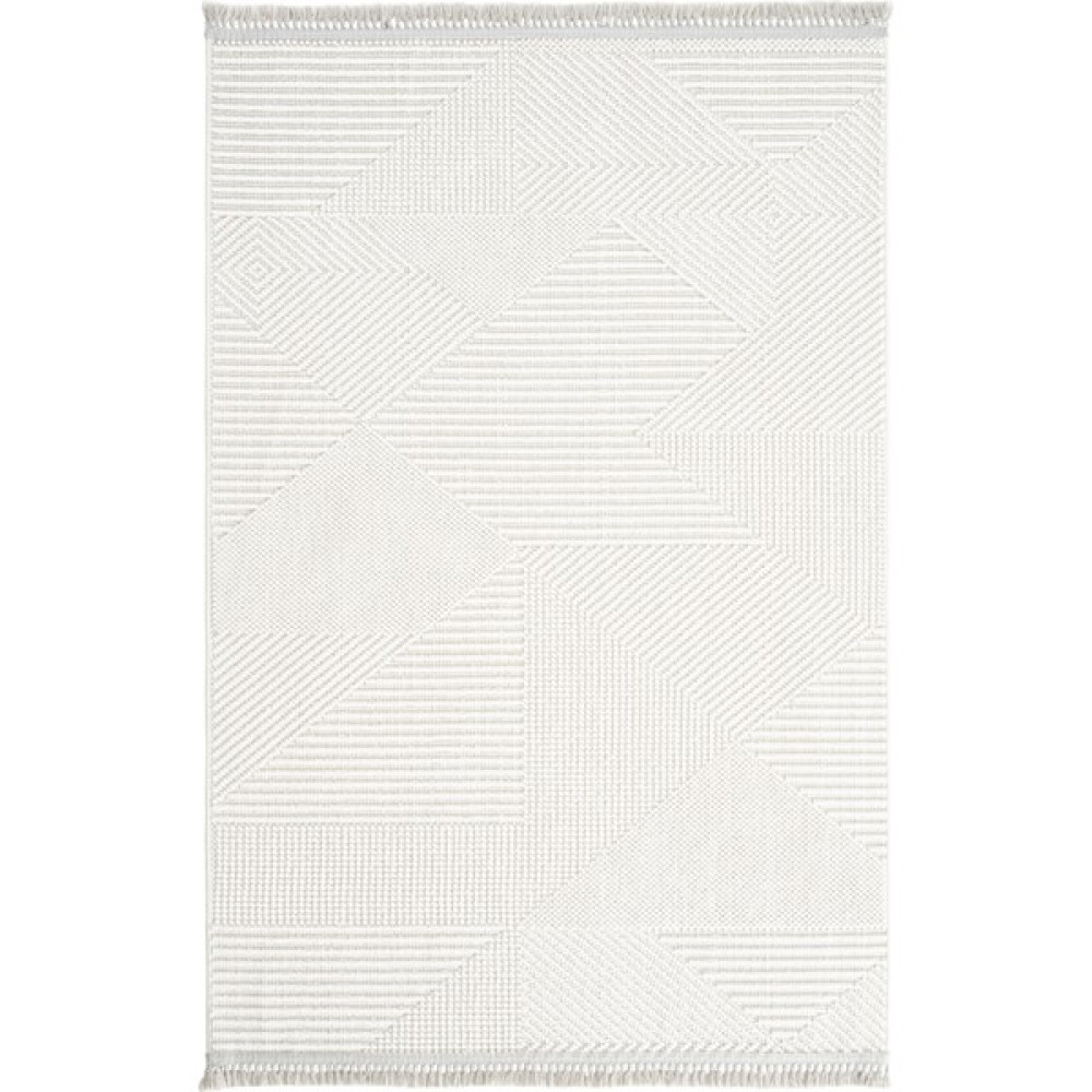 Cool Halı Vera 1454 Krem Yumuşak Dokulu Halı Kilim Salon Mutfak Koridor Kesme Yolluk Dokuma Makine Halısı - 200 x 290 cm Salon Halısı Fiyatı
