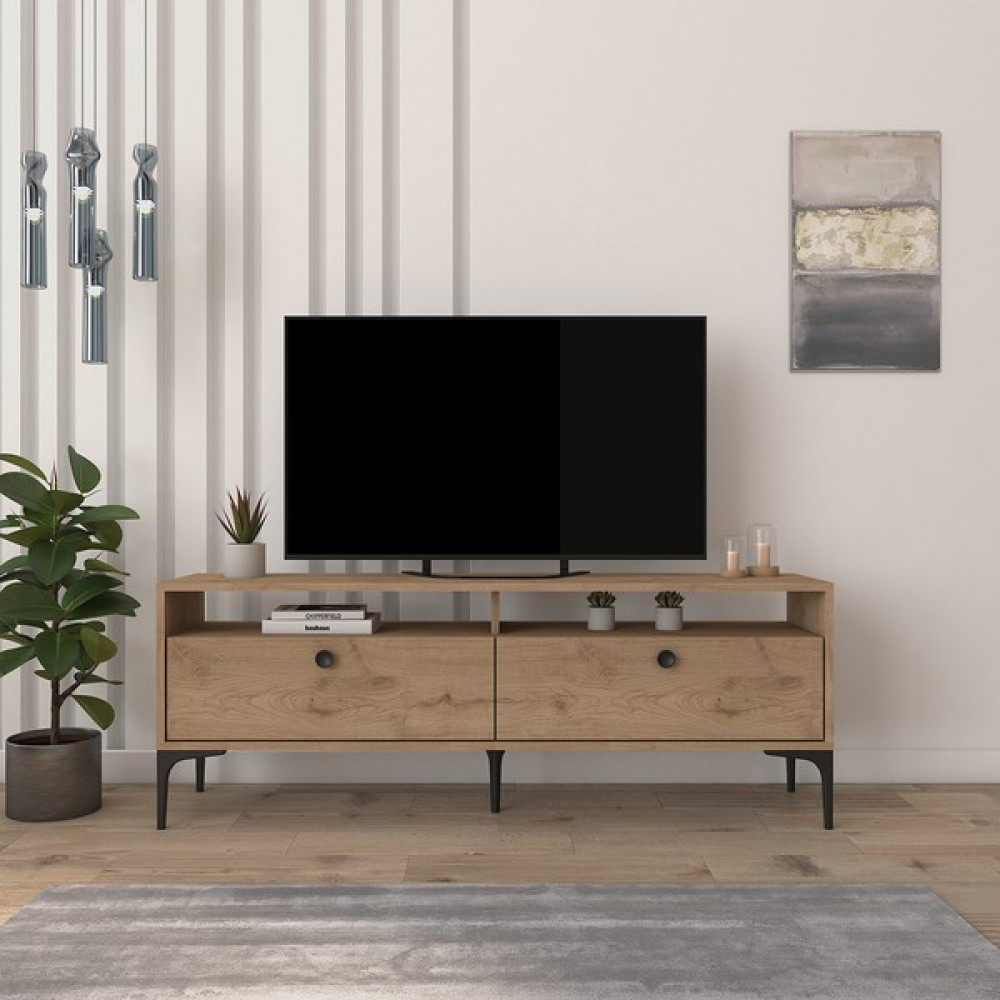 Cool Home Eylül Tv Ünitesi - Sepet - Meşe Tv Ünitesi / Sehpası Fiyatı