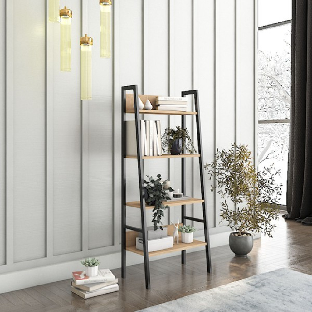 Cool Home Loft Metal Kitaplık Sepet - Krem Rengi Kitaplık Fiyatı