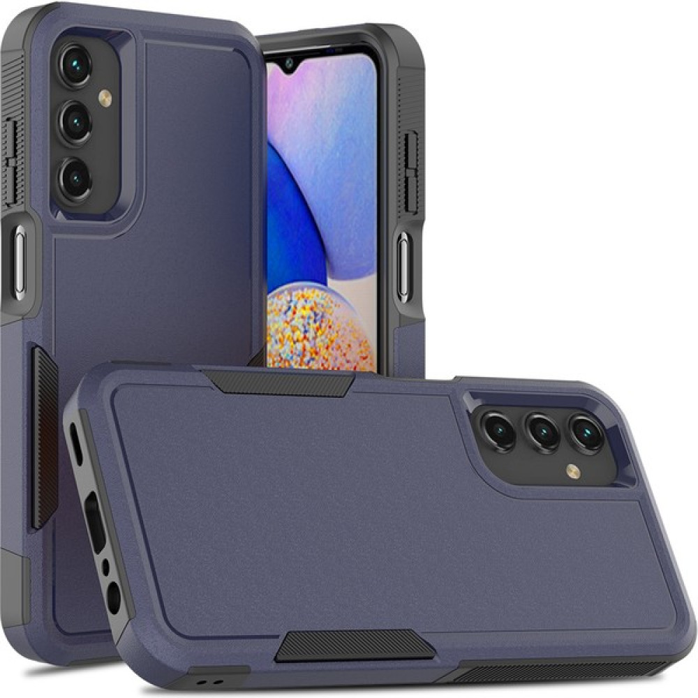 Cool-M Case Samsung Galaxy A15 5g Pc+Tpu Şok Emme Emniyetli Telefon Kapağı (Yurt Dışından) - Koyu Mavi - renk Cep Telefonu Kılıfı Fiyatı