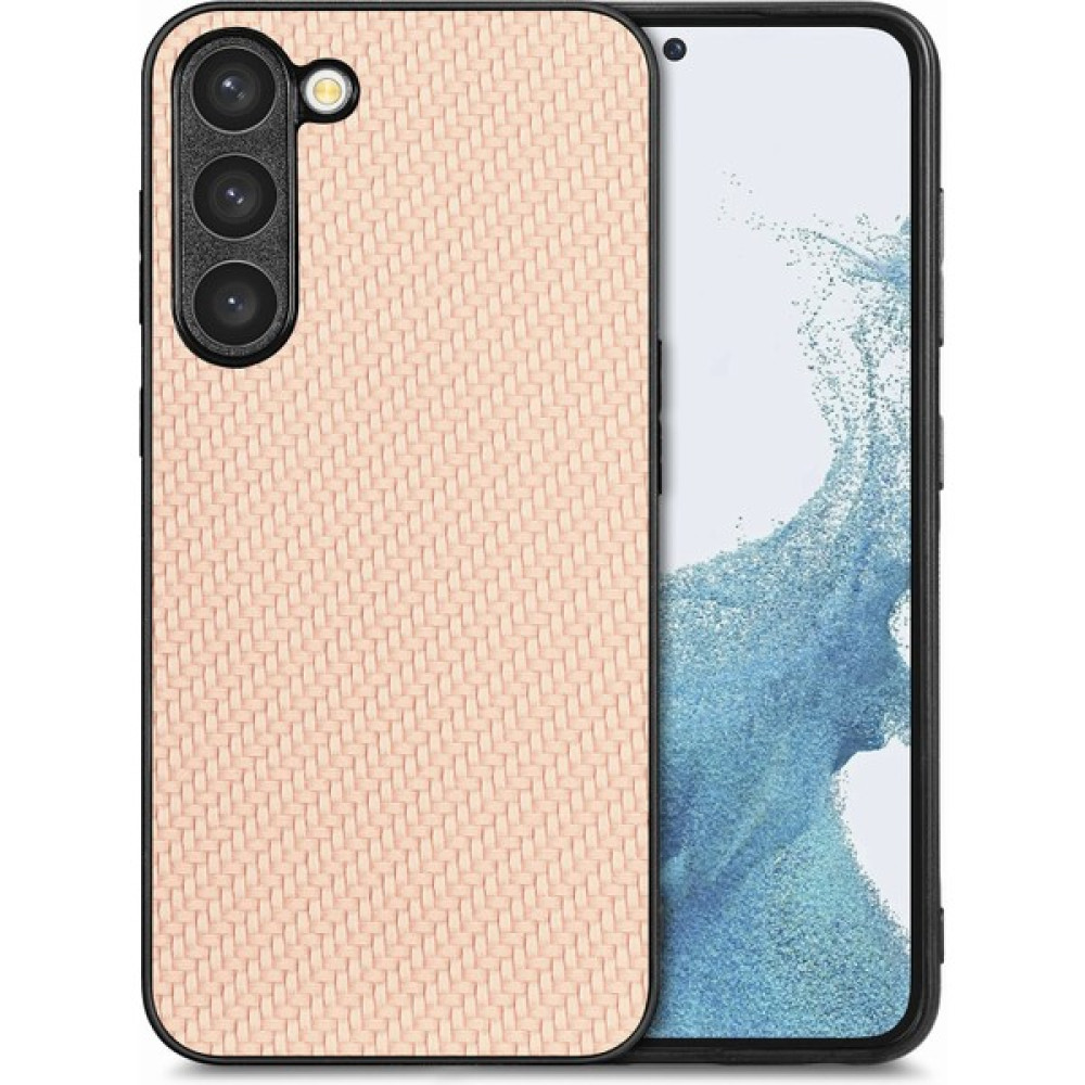 Cool-M Samsung Galaxy S23 Plus Için Anti-Drop Cep Telefonu Kılıfı, Karbon Fiber Doku Pu Deri Kaplamalı Tpu Arka Kapak (Yurt Dışından) - Asker Yeşili Cep Telefonu Kılıfı Fiyatı