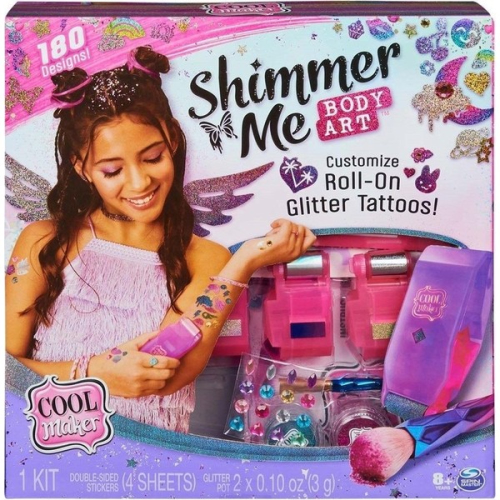 Cool Maker Bernam Cool Maker, Shimmer Me Body Art, +8 Yaş Oto Boyaları Fiyatı