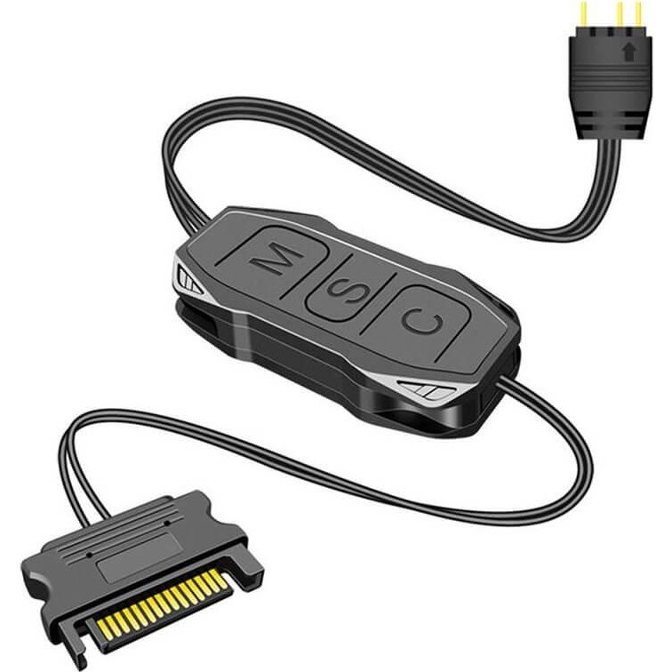 Cool Moon Coolmoon Ar1 Argb LED Kontrolcü 5V-3 Pin - Sata 15 Pin Diğer Fiyatı