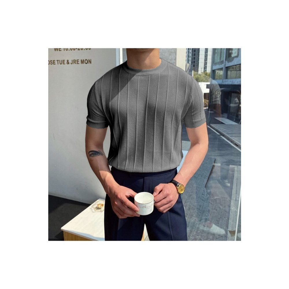 COOL TARZ Füme Erkek Yuvarlak Yaka Örme T-shirt L Beden Bayan T-shirt Fiyatı