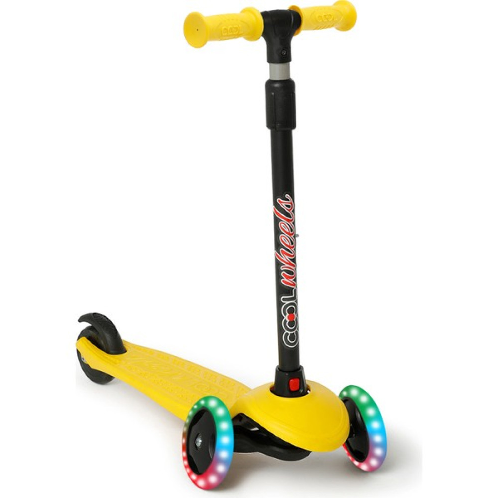 Cool Wheels Star Işıklı 3 Tekerlekli Çocuk Scooter - Sarı Açık Hava, Deniz ve Spor Oyuncakları Fiyatı