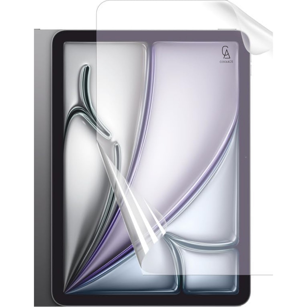 Coolacs Apple iPad Air 13 Inç 2024 M2 (A2898-A2899) Uyumlu Tam Koruma Nano Esnek Tablet Kırılmaz Ekran Koruyucu - iPad Air 13 inç 2024 (M2) - Şeffaf Cep Telefonu Ekran Koruyucusu Fiyatı