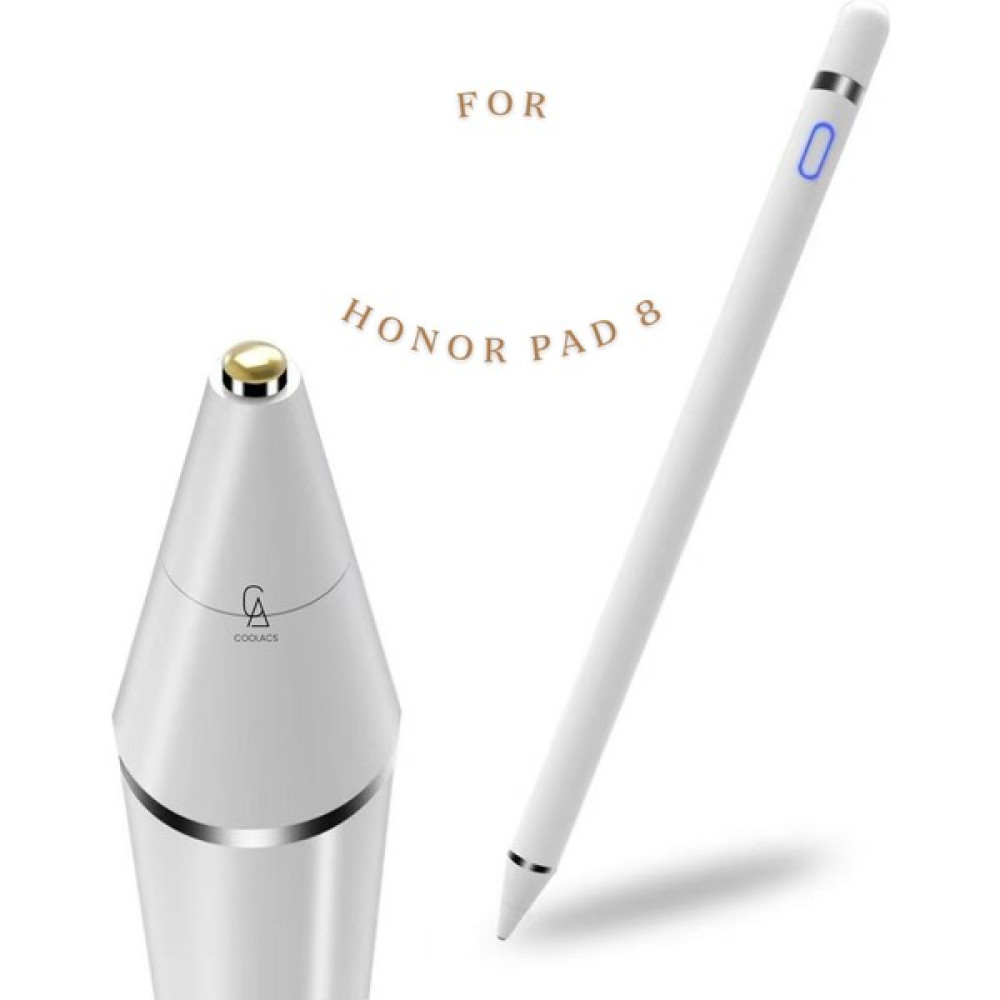 Coolacs Honor Pad 8 Uyumlu Kalem Stylus Kapasitif Dokunmatik Kalem Çizim Tasarım Tablet Kalemi - Beyaz Tablet Aksesuarı Fiyatı