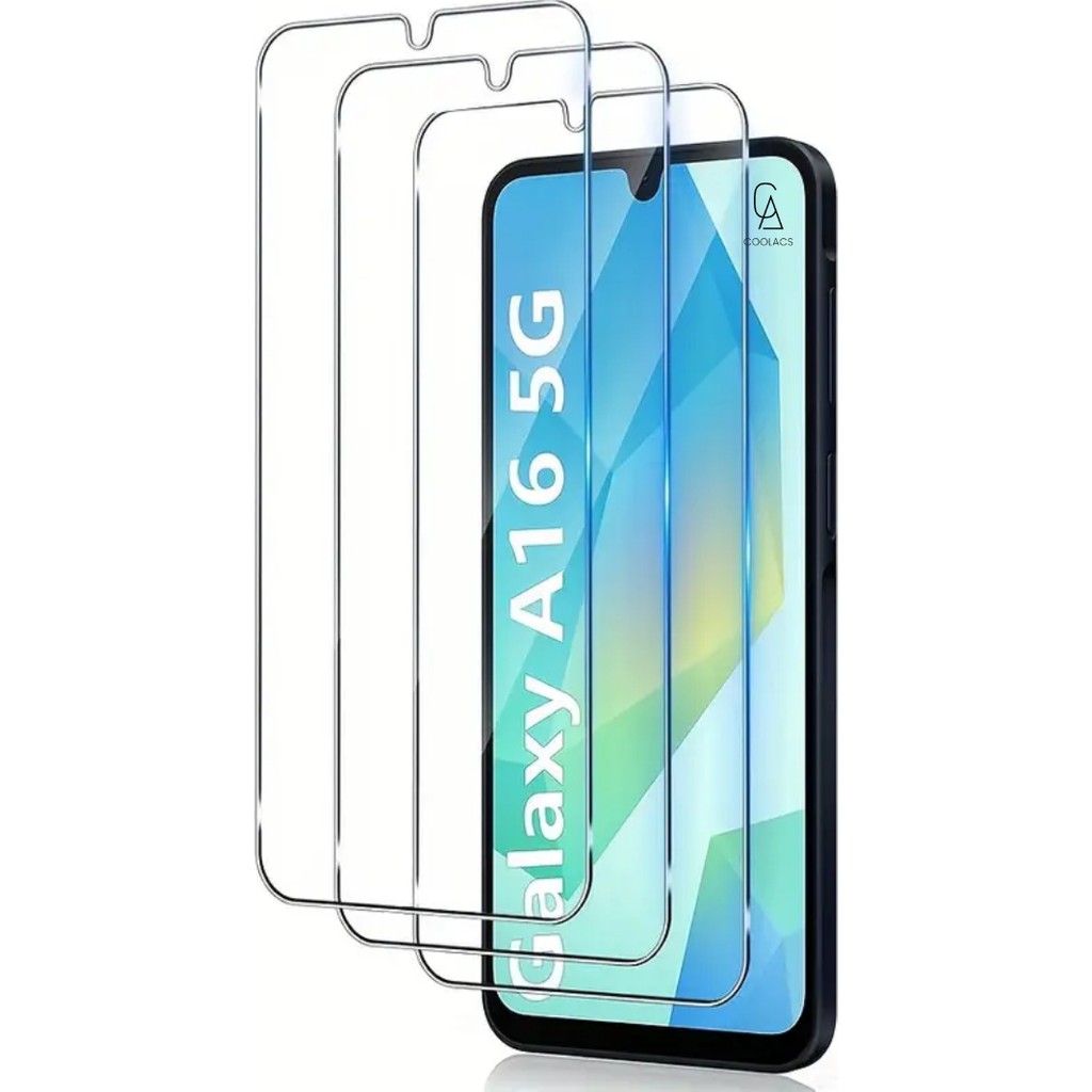 Coolacs Samsung Galaxy A16 ile Uyumlu Ekran Koruyucu Şeffaf Temperli Kırılmaz Cam Ekran Koruyucu 3 Adet Cep Telefonu Ekran Koruyucusu Fiyatı