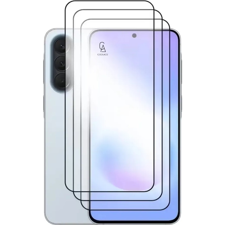 Coolacs Samsung Galaxy A57 5g ile Uyumlu Ekran Koruyucu Şeffaf Temperli Kırılmaz Cam Ekran Koruyucu 3 Adet Cep Telefonu Ekran Koruyucusu Fiyatı