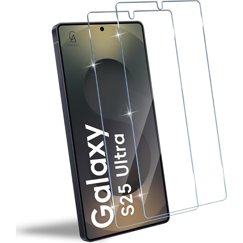 Coolacs Samsung Galaxy S25 Ultra ile Uyumlu Ekran Koruyucu Şeffaf Temperli Kırılmaz Cam Ekran Koruyucu 2 Adet Cep Telefonu Ekran Koruyucusu Fiyatı