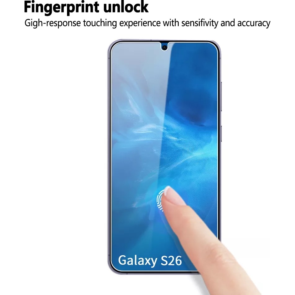 Coolacs Samsung Galaxy S26 ile Uyumlu Ekran Koruyucu Şeffaf Temperli Kırılmaz Cam Ekran Koruyucu 2 Adet Cep Telefonu Ekran Koruyucusu Fiyatı