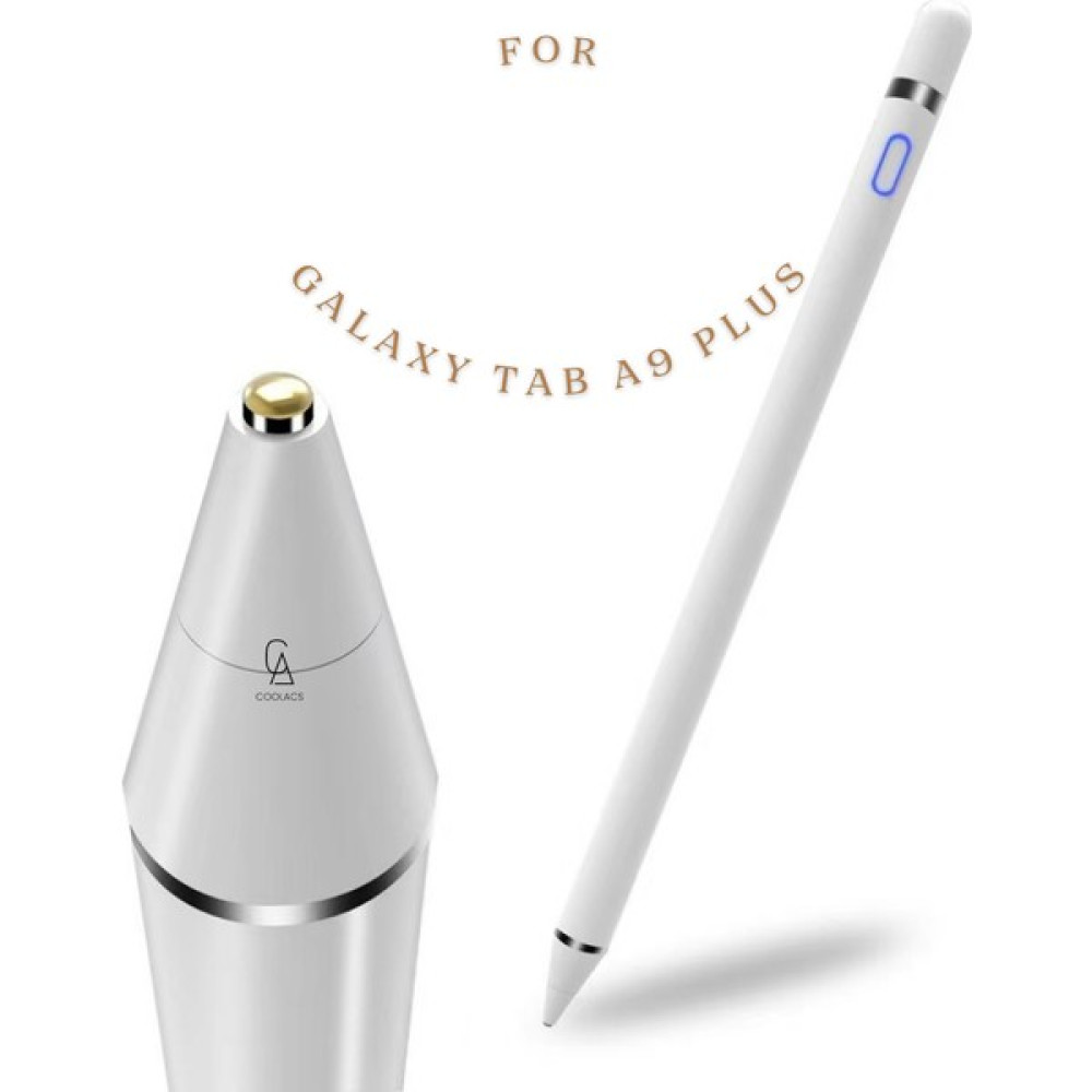 Coolacs Samsung Galaxy Tab A9 Plus X210 Uyumlu Kalem Stylus Kapasitif Dokunmatik Kalem Çizim Tasarım Tablet Kalemi - Beyaz Tablet Aksesuarı Fiyatı