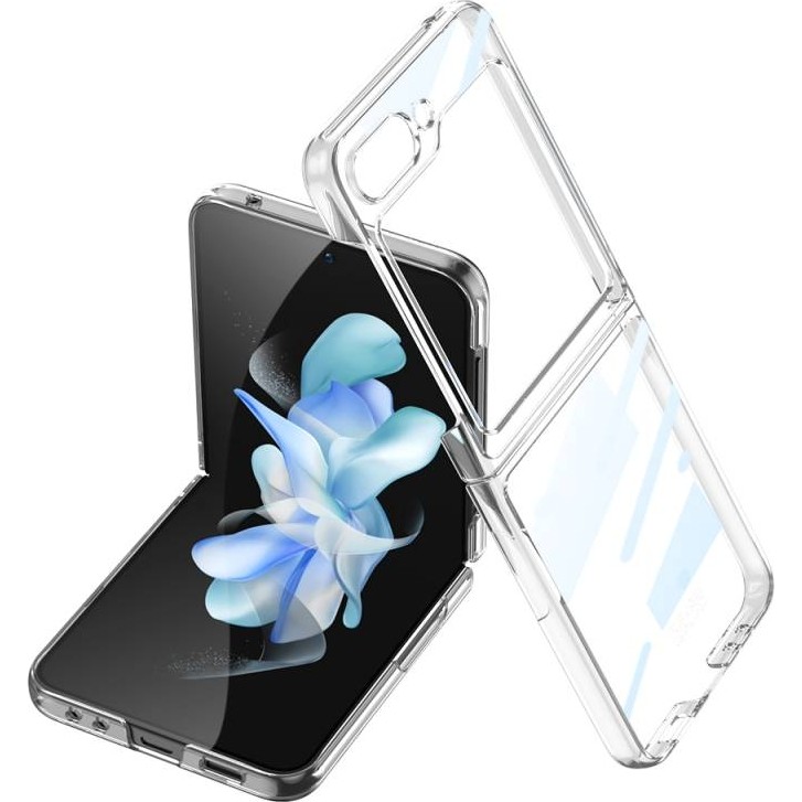 Coolacs Samsung Galaxy Z Flip 5 ile Uyumlu Metal Görünümlü Kamera Lens Korumalı Telefon Kılıfı Kapak - Renksiz Cep Telefonu Kılıfı Fiyatı