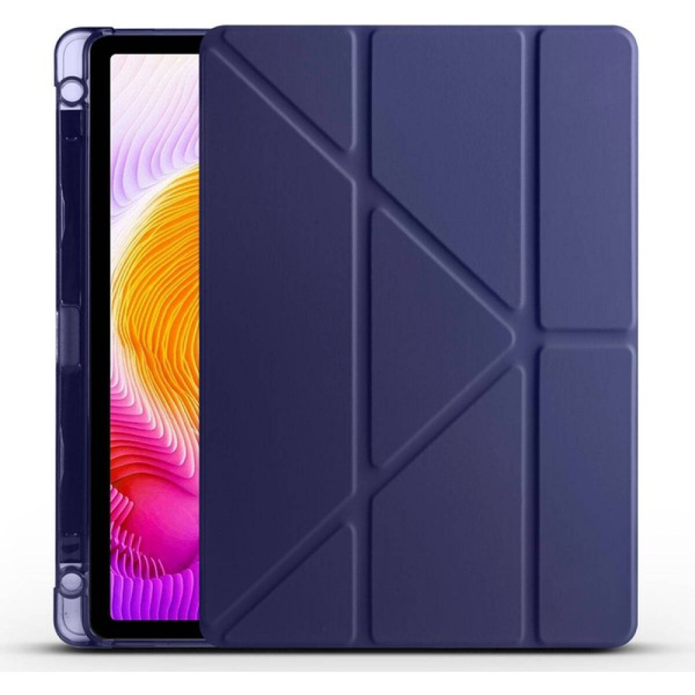 Coolacs Xiaomi Redmi Pad Se Uyumlu Kılıf 3 Farklı Stand Kalemlikli Tri Folding Tablet Kılıfı - Lacivert Tablet Kılıfı Fiyatı