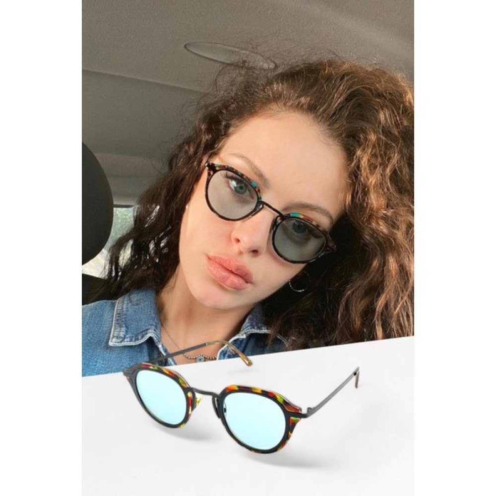 Cooland Better Lauren Özel Tasarım Güneş Gözlüğü Turkuaz Oval Popüler Unisex Kadın Güneş Gözlükleri Fiyatı